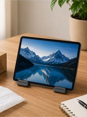 Parblo PR114 Foldable Adjustable Metal Tablet Stand-Desktop Holder
